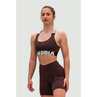 NEBBIA - Sportmelltartó ICONIC 230 (dark brown)