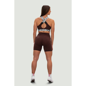 NEBBIA - Sportmelltartó ICONIC 230 (dark brown)