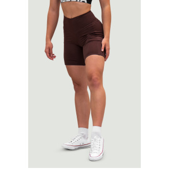 NEBBIA - FIT&SMART biciklis short női 575 (dark brown)