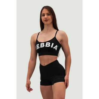 NEBBIA - GYM HERO magas derekú short 582 (black)