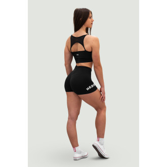 NEBBIA - GYM HERO magas derekú short 582 (black)