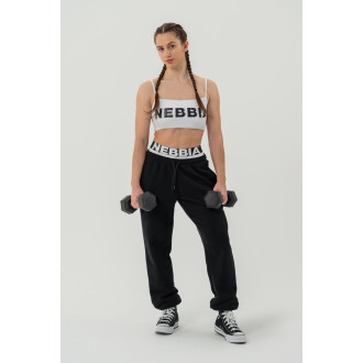 NEBBIA - Dupla derekú melegítő nadrág MUSCLE MOMMY 623 (black)