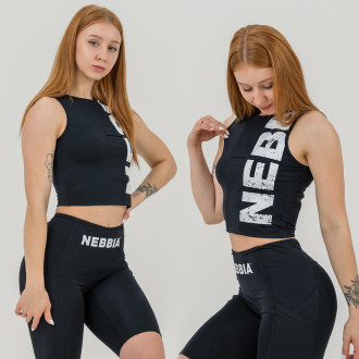 NEBBIA - Fitness top SNATCHED 627 (black)