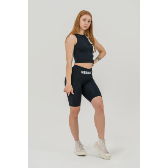 NEBBIA - Biciklis nadrág magas derékkal GYM THERAPY 628 (black)