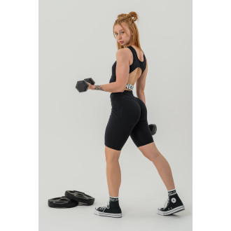 NEBBIA - Biciklis nadrág magas derékkal GYM THERAPY 628 (black)