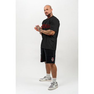 NEBBIA - Fitness póló LEGACY 711 (black)