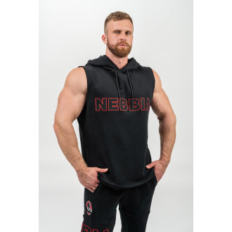 NEBBIA - Ujjatlan melegítő felső IRON BEAST 710 (black)